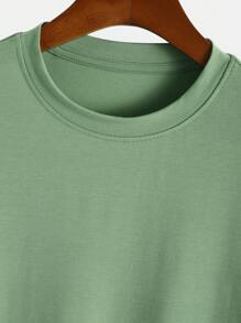 Manfinity 男士翅膀印花T恤 - 薄荷綠 - 查看 5