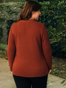 EMERY ROSE Suéter Tipo Jersey De Talla Grande