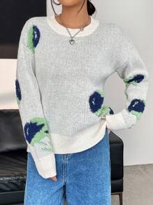 Chiquease Women Sweaters Hati Casual - Krem - View 3