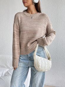 SHEIN Unity 百搭休閒寬鬆毛衣 - 彩色 - 查看 4