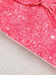 SHEIN Bộ thời trang bé gái - Hồng - Xem 7