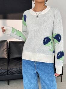 Chiquease Women Sweaters Hati Casual - Krem - View 4