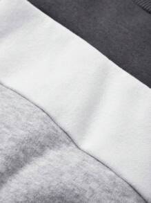 Cozy Pixies Conjunto De 4 Piezas De Sudadera Con Cuello Redondo Y Pantalones De Jogger Con Impresión De Letras Para Bebés Varones