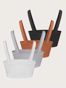 SHEIN Unity Áo ba lỗ đơn giản màu trơn cho mùa hè - Nhiều màu - Xem 2