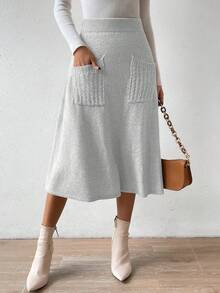 Chiquease 毛衣連身裙 - 灰色 - 查看 4