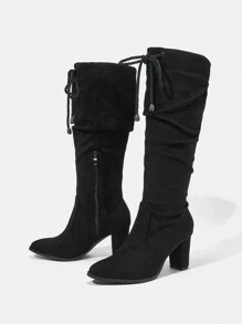 SheIn SXY 女性黑色靴子 - 黑色 - 查看 5