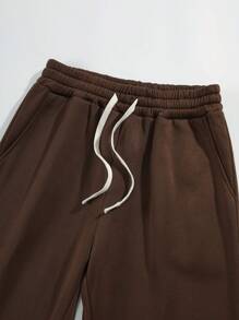 Manfinity Homme 3 piezas Pantalones de chándal sueltos con cordón para hombre