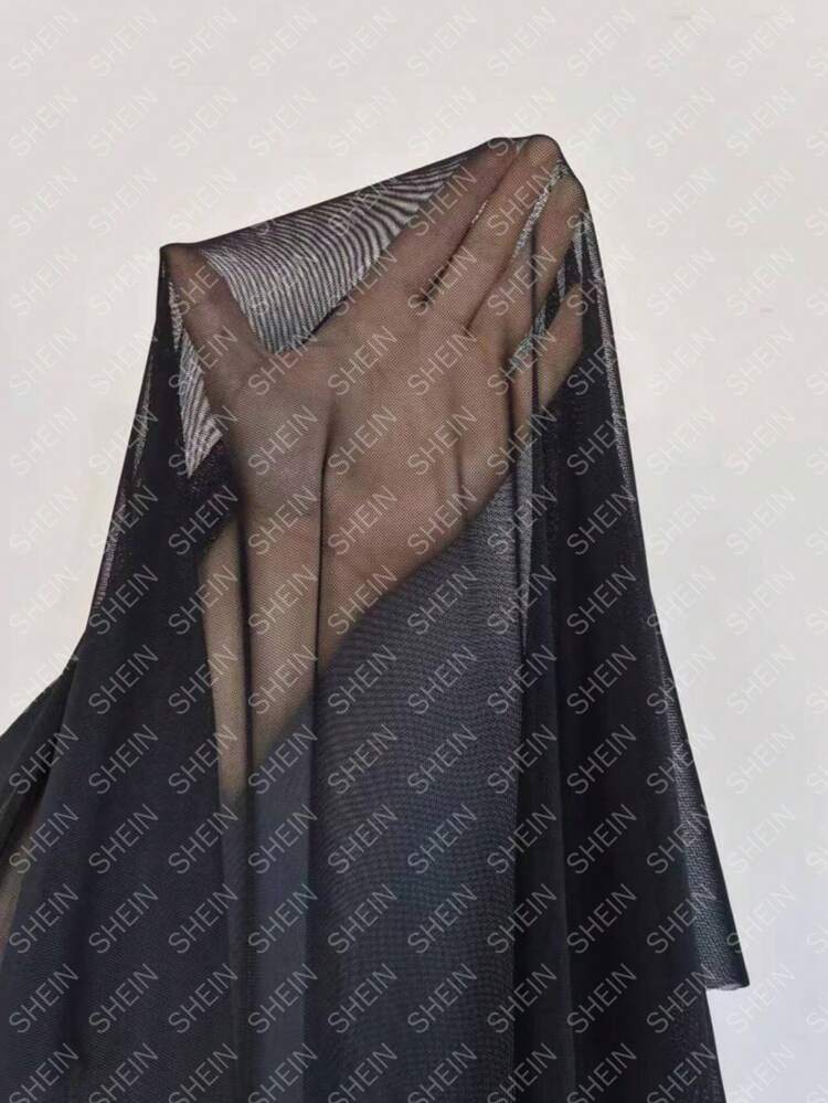 Ladies' Halter Neck Mesh Sexy Cover Up Jumpsuit With Drape Overlay