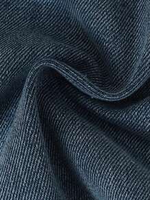 Toddler Boys Solid Denim Overall