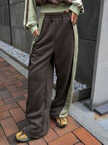 Dazy Star Quần/quần dài khối màu dành cho nữ - màu nâu - Xem 7