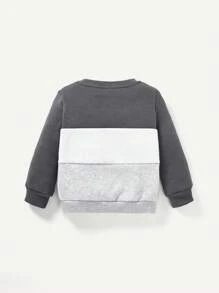 Cozy Pixies Conjunto De 4 Piezas De Sudadera Con Cuello Redondo Y Pantalones De Jogger Con Impresión De Letras Para Bebés Varones