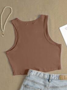 SHEIN MOOSTA Top de tirantes estampada con eslogan para mujer "NO SOY TÍMIDA, SIMPLEMENTE NO ME GUSTAS" - Camisetas gráficas para mujeres