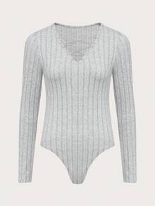 SHEIN Unity 女士十字紋肋紋內衣背心