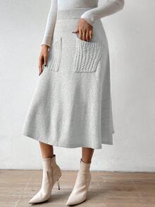 Chiquease 毛衣連身裙 - 灰色 - 查看 5