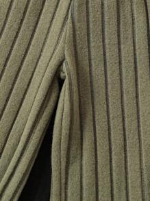 SHEIN 女童實色肋紋休閒寬鬆運動褲 - 彩色 - 查看 4