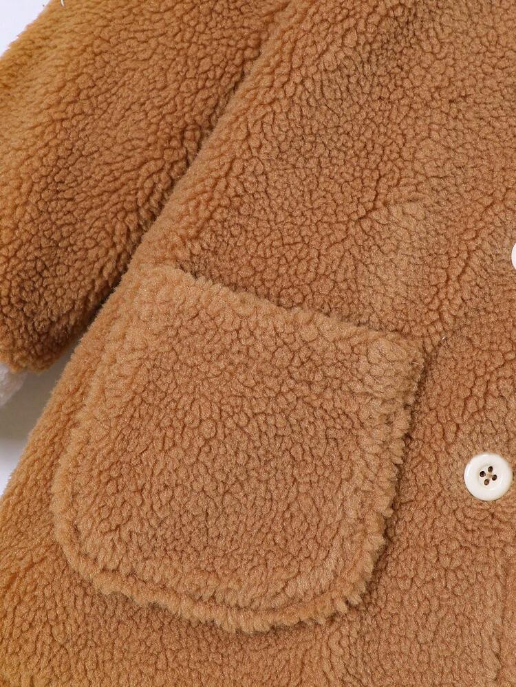 Little Girls' Cute And Casual Hooded Coat For Autumn And Winter