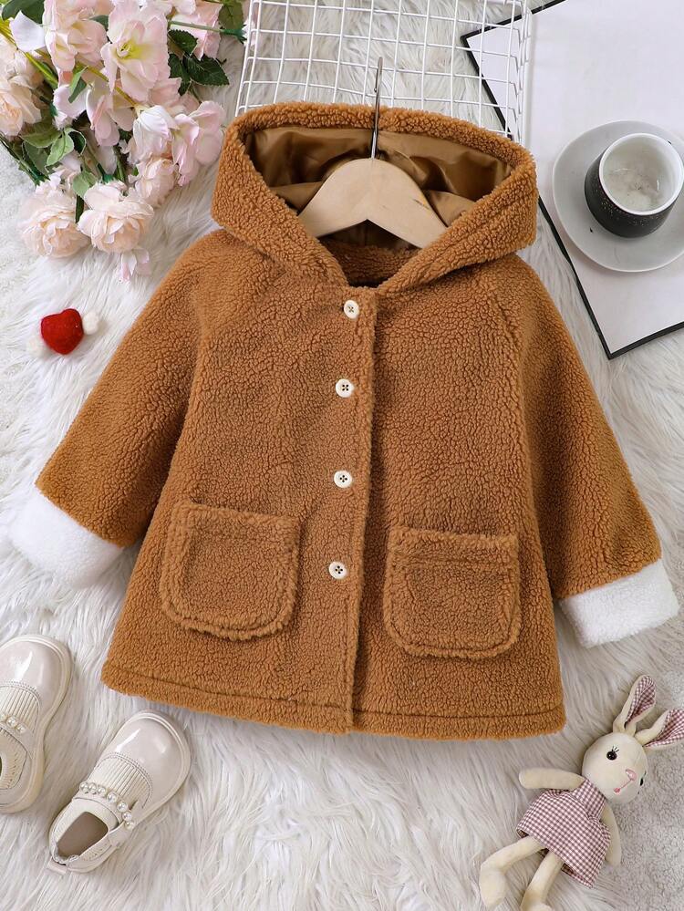 Little Girls' Cute And Casual Hooded Coat For Autumn And Winter