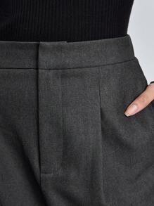 BizChic Của phụ nữ Đã bỏ túi Váy - Màu xám đen - Xem 8