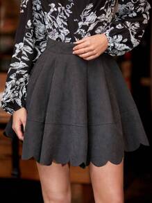 SHEIN Frenchy Women's Pleated Skirt - Black - View 2