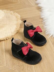 Botas Cortas De Estilo Británico Para Niñas Con Botas De Invierno Para Estudiantes De Estilo Retro De Terciopelo