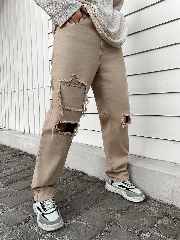 Men's Distressed Denim Jeans