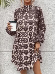 EMERY ROSE In toàn bộ Đầm - màu nâu - Xem 4