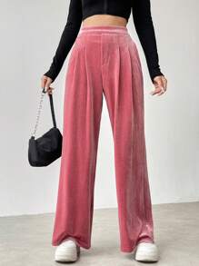 SHEIN Essnce 女性長褲 - 粉色 - 查看 6