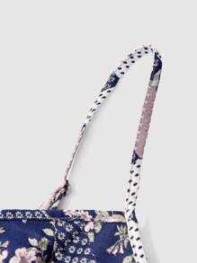 SHEIN MOD Geo Print Cami Dress Without Blouse - Multicolor - View 4