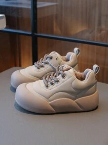 Zapatos para niños atlético - Caqui - Ver 2