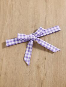 SHEIN 格子拼色腰帶休閒襯衫 - 彩色 - 查看 6