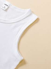 SHEIN Vintaside Kids 3 Stücke/set Rundhals Weste Für Kleine Jungen