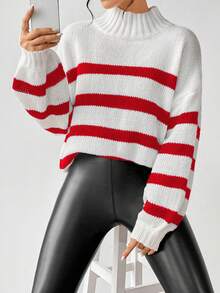 SHEIN Essnce 毛衣 - 紅白色 - 查看 7