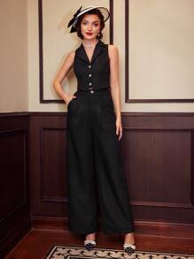 SHEIN DECDS 女性兩件套 - 黑色 - 查看 3