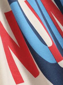 DAZY 女款字母印花落肩家居服套裝 - 綠色 - 查看 8