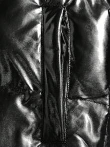 Manfinity BRENVOR Luźny męski płaszcz z kapturem i kieszeniami ukośnymi, na jesień i zimę, kilka rzeczy