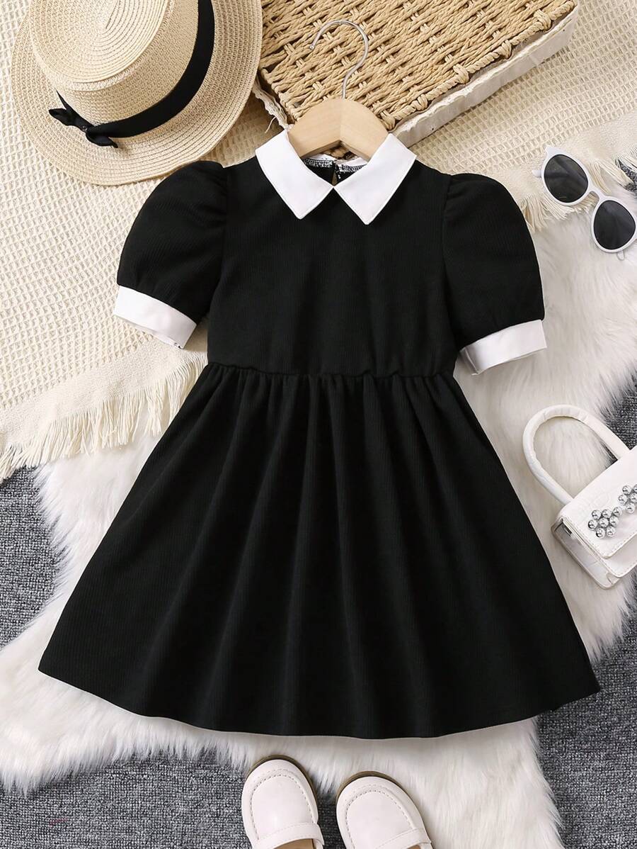 SHEIN 復古派對女孩禮服 - 彩色 - 查看 1