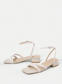 Của phụ nữ Dép phẳng - trắng - Xem 3