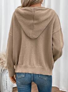 EMERY ROSE 毛衣開衫 - 卡其色 - 查看 2