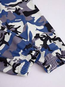 SHEIN Unity 迷彩印花慢跑褲 - 彩色 - 查看 3
