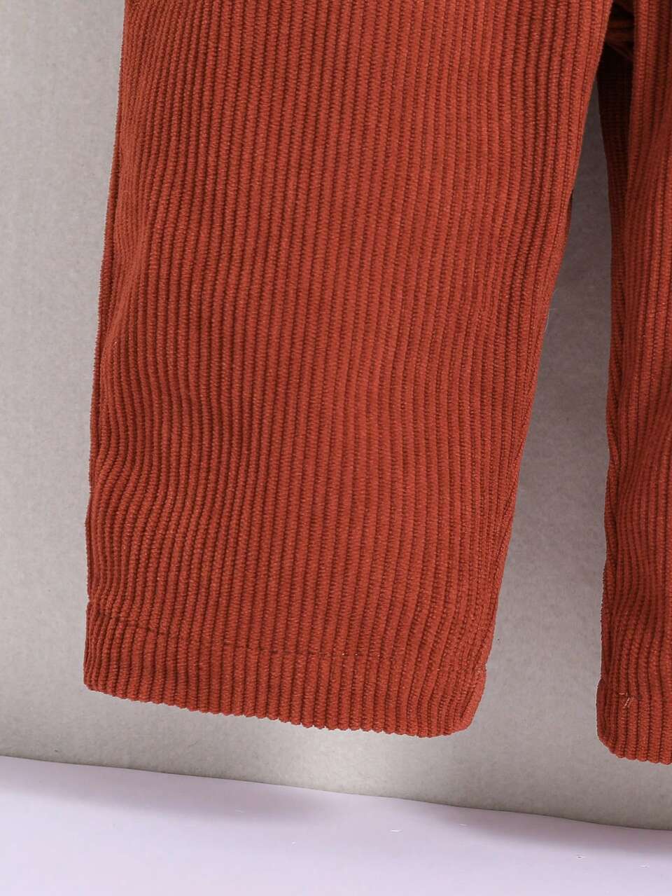 Toddler Boys' Striped T-shirt And Corduroy Overall Set, Autumn And Winter