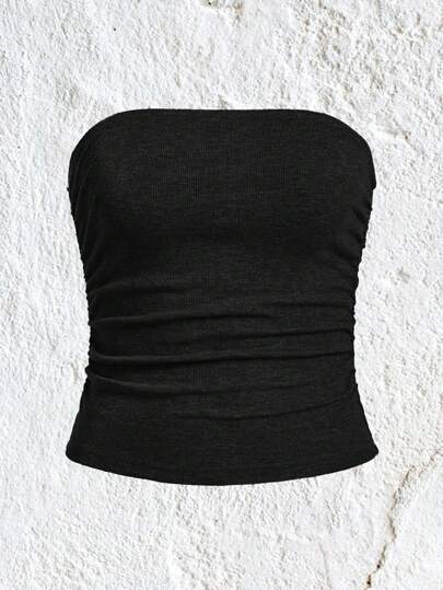 SHEIN EZwear 女士抹胸上衣