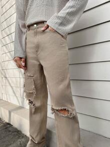 Manfinity EMRG Men's Distressed Denim Jeans