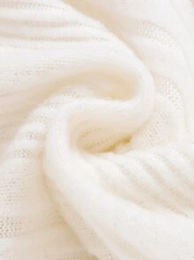 2pcs Baby Boy/Girl Solid Color Soft Comfortable Knit Casual Long Sleeve Top Set - Multicolor - View 3