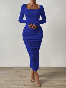 Chiquease Women's Blue Dress - Royal Blue - View 3