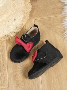 Botas Cortas De Estilo Británico Para Niñas Con Botas De Invierno Para Estudiantes De Estilo Retro De Terciopelo