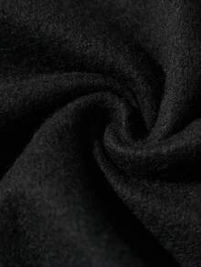 SHEIN 男童字母印花連帽衛衣 - 黑色 - 查看 3