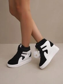 qishangda Women's Platform Wedge Thick Bottom Casual Sports Shoes, Women's Sneakers With 8cm Heel Height, Sports Running Shoes