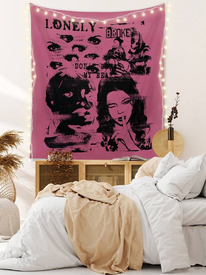 Luxury Armchair In Grunge Interior Tapestry Grunge Tapestry