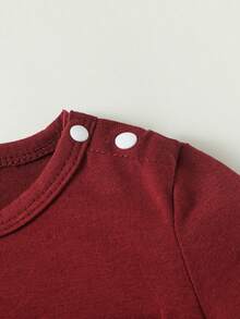 SHEIN Vintaside Kids 3入組寶寶純色連身衣 - 彩色 - 查看 5