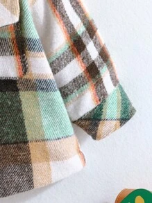 秋季男嬰長袖格紋襯衫外套 - 彩色 - 查看 7